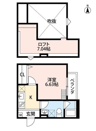 ケイティハイツ4の物件間取画像